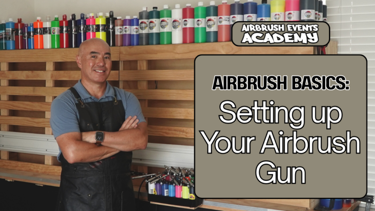 Airbrush Basics - Setting up Your Airbrush Gun