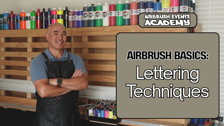 Airbrush Basics - Lettering Techniques