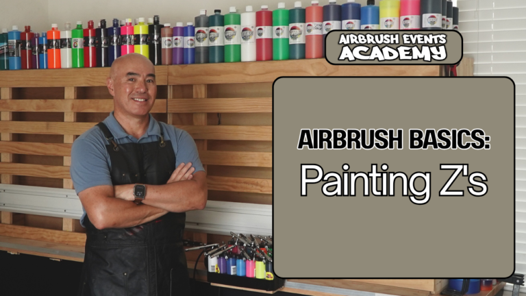Airbrush Basics - Painting Z's