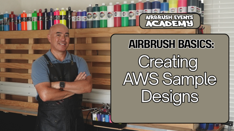 Airbrush Basics - Creating AWS Sample Designs