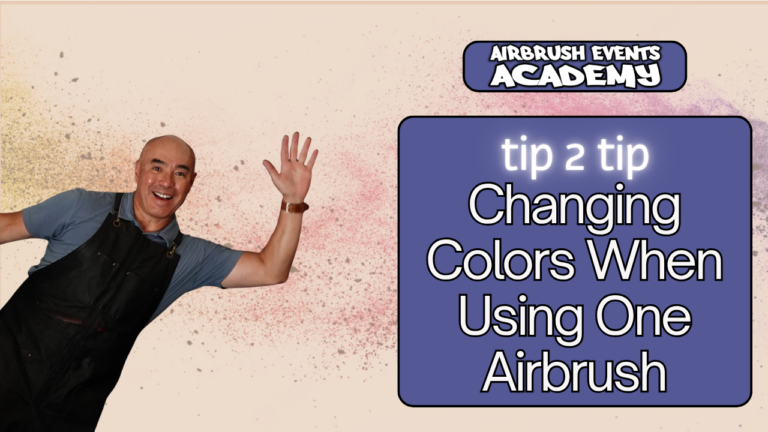 Tip 2 Tip - Changing Colors When Using One Airbrush